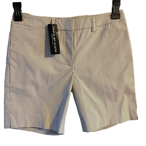 Peace of cloth pinstriped dune zoey shorts size 4 NWT - Picture 1 of 11